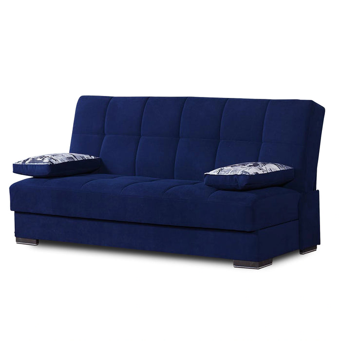 Ottomanson Soho Collection Upholstered Convertible Sofabed with Storage