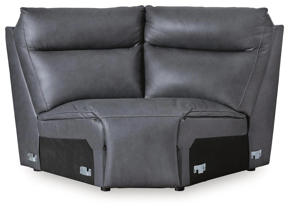 ModZ Power Reclining Sectional with Audio Console