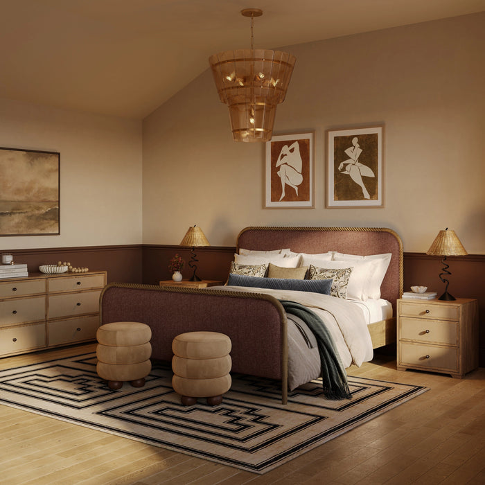 Hatia Basketweave Panel Bed