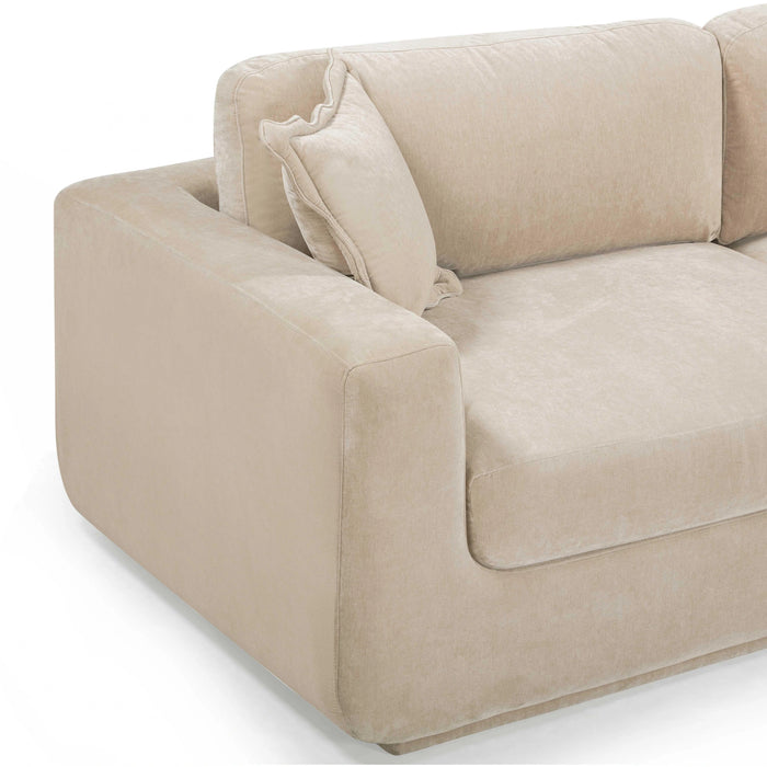 Miri 90.5" Upcycled Contract-Grade Washed Velvet Sofa