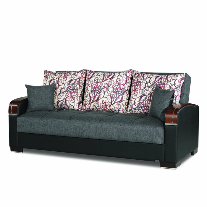 Ottomanson Mobimax Collection Upholstered Convertible Sofabed with Storage