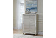 Riley Silver Queen Bed, Dresser, Mirror and 2 Nightstands