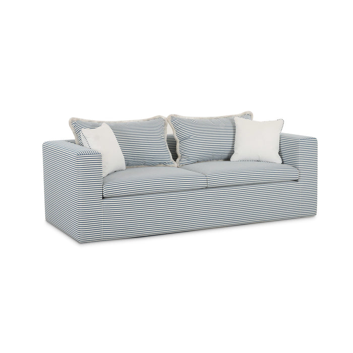 Salty 84.5" Striped Contract-Grade Indoor/Outdoor Sofa