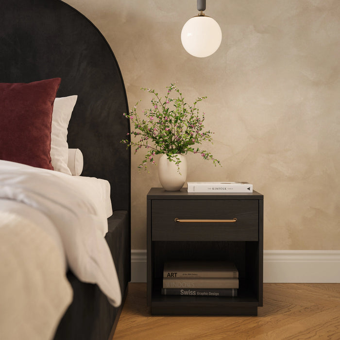 Marlow 17" Wood Nightstand With Drawer