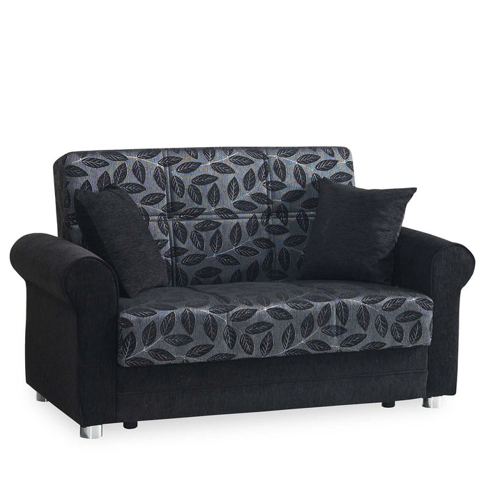 Ottomanson Rio Grande Collection Upholstered Convertible Loveseat with Storage