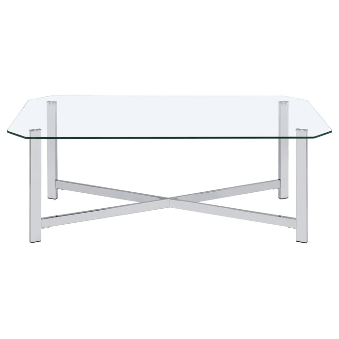 Cronin Glass Top Coffee Table Set