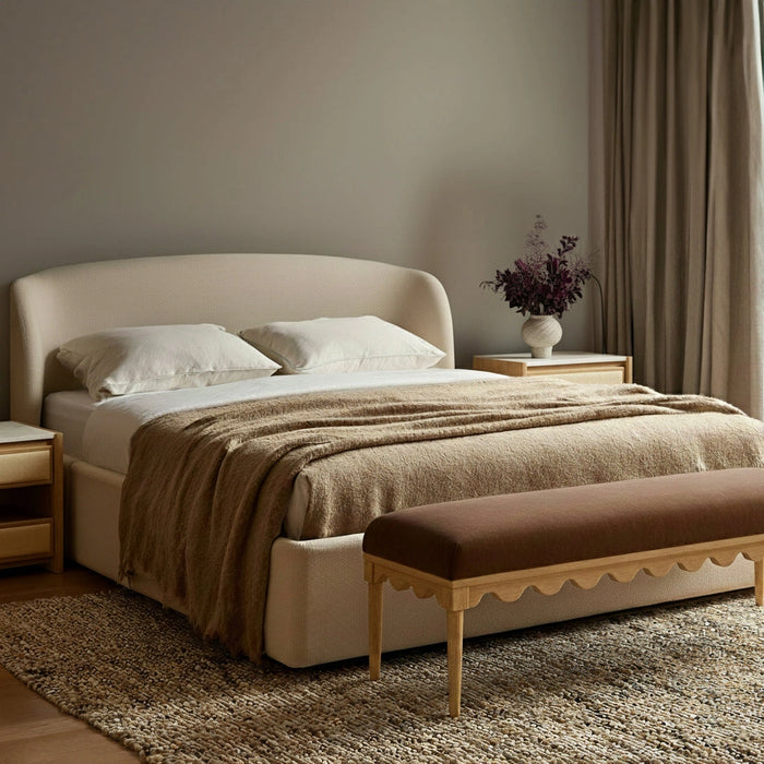 Oodle 56.5" Performance Vegan Mohair Bench