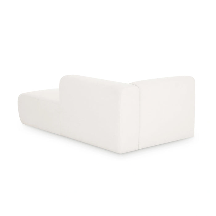 Tarra Cream Performance Chenille Modular Chaise