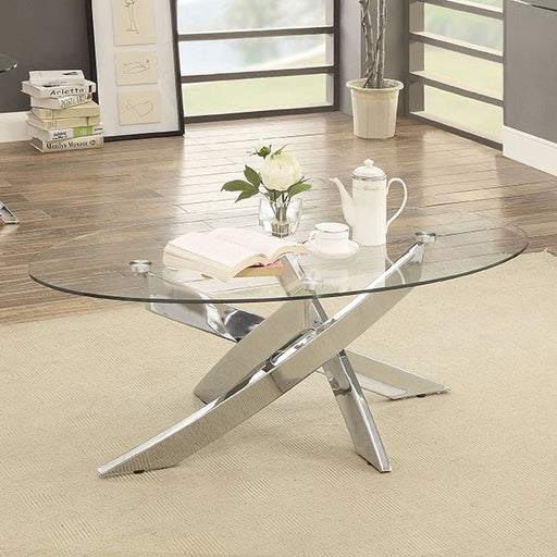 LAILA Chrome Coffee Table image