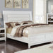 Golva E.King & Queen Bed White & Silver - Home And Beyond
