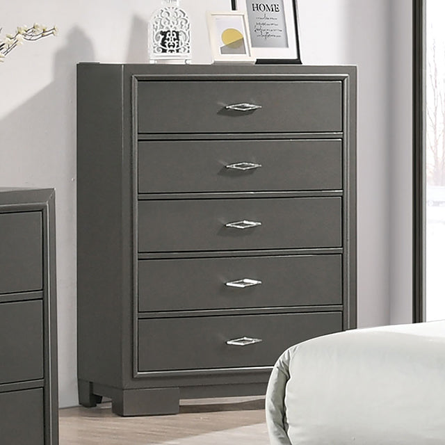ALISON Chest, Dark Walnut