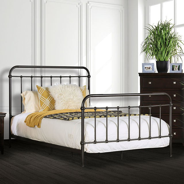 Iria Bed Brown & Black