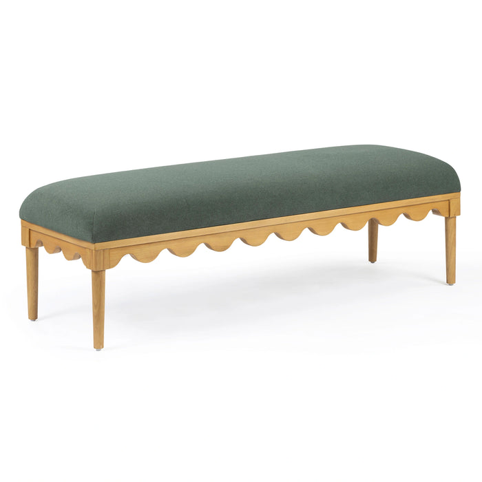 Oodle 56.5" Performance Vegan Mohair Bench