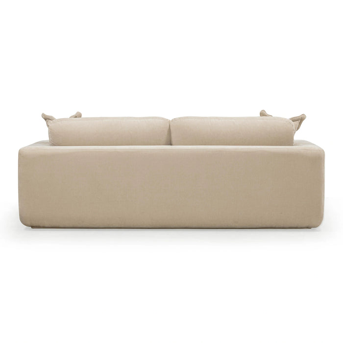 Miri 90.5" Upcycled Contract-Grade Washed Velvet Sofa