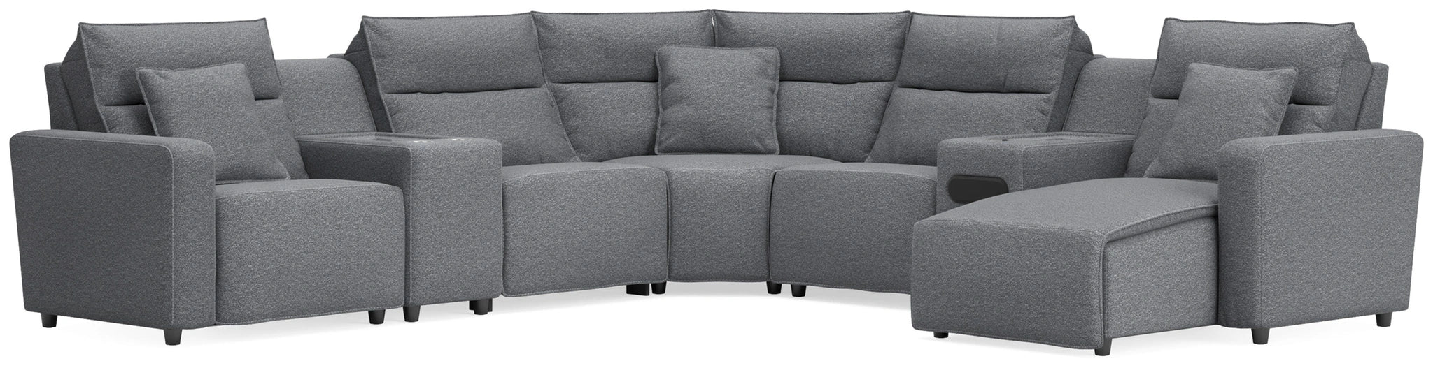 Modmax II Power Reclining Sectional with Chaise and Audio System
