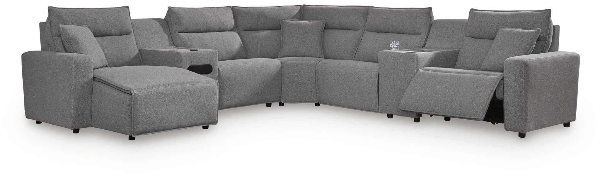 Modmax II Power Reclining Sectional with Chaise and Audio Console