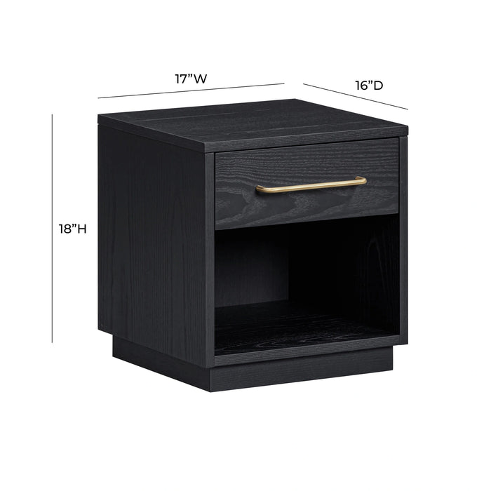 Marlow 17" Wood Nightstand With Drawer
