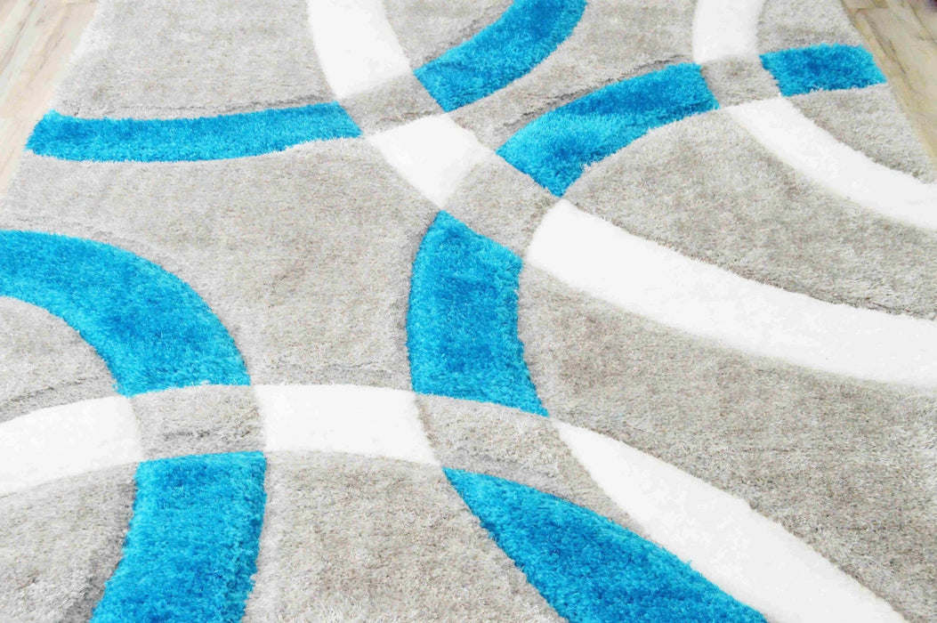 4D SHAGGY Rug Design 6491