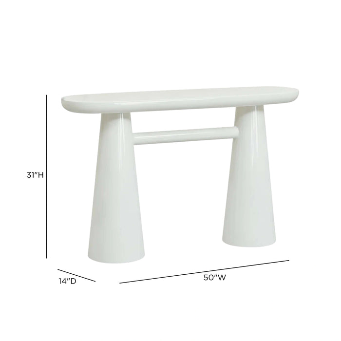 Baila 50" Glossy Lacquer Console Table