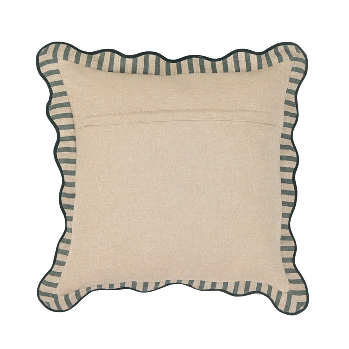 Striped 20" Linen Throw Pillow