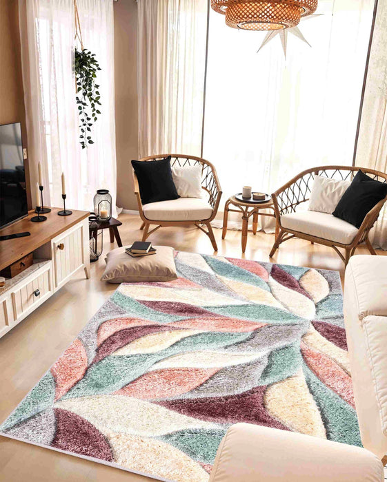 4D Shaggy Rug Design 6994