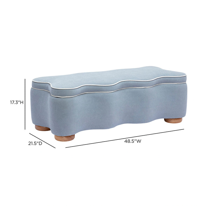 Thalia 48.5" Performance Velvet Storage Bench