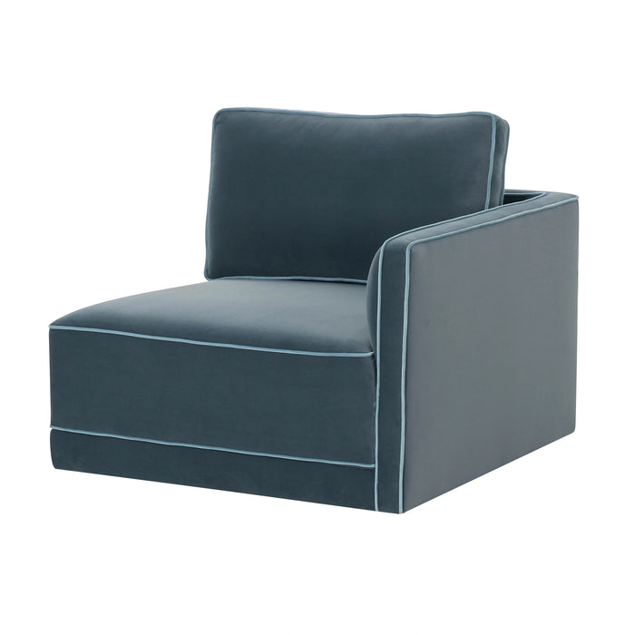 Willow Performance Velvet Modular RAF Corner Chair
