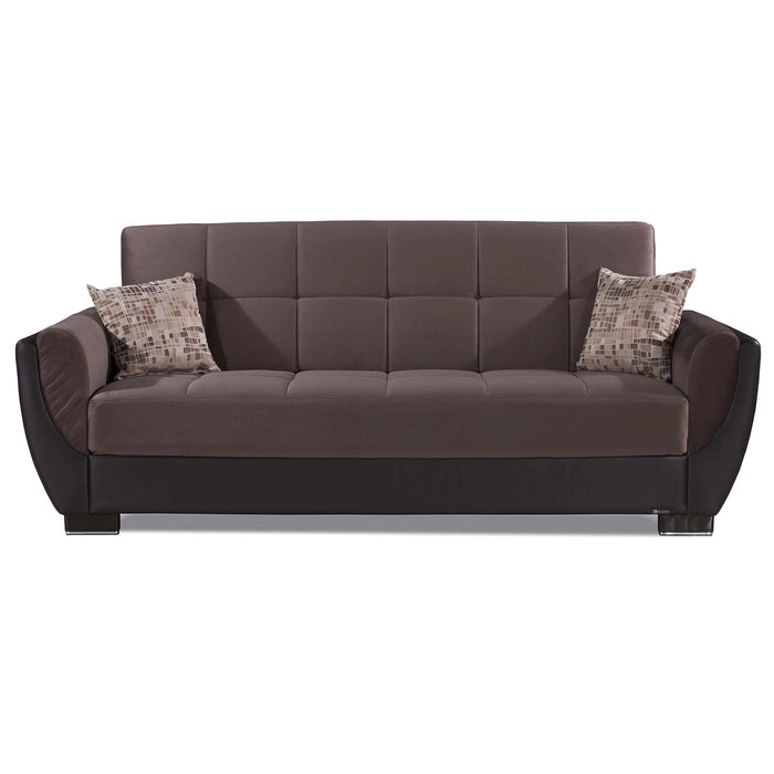 Ottomanson Armada Air Collection Upholstered Convertible Sofabed with Storage