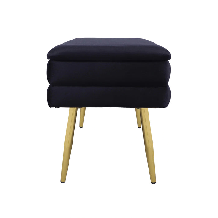 Ziva 31" Velvet Storage Bench