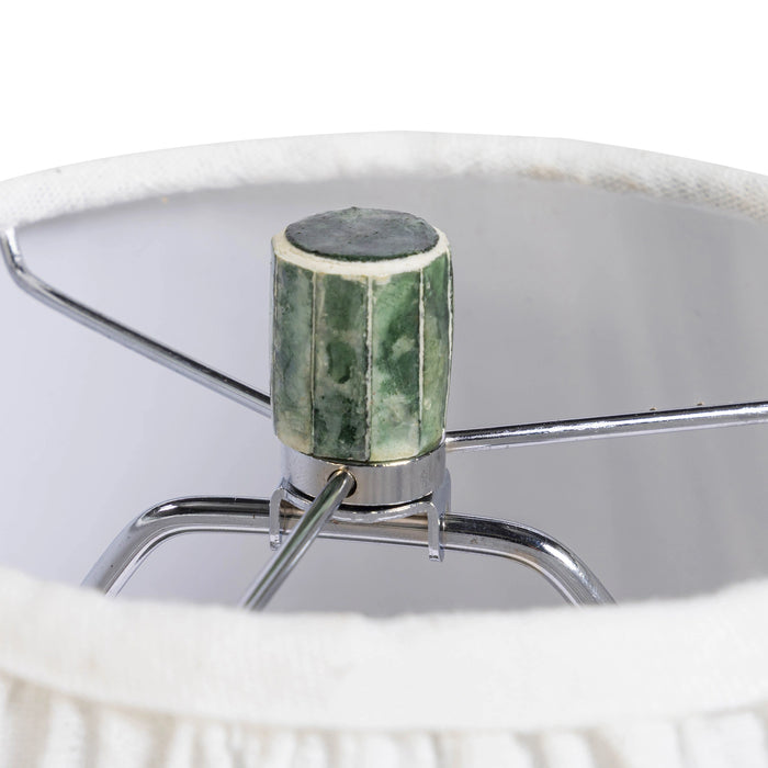 Yaya Green Capiz Shell Table Lamp