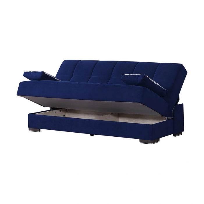 Ottomanson Soho Collection Upholstered Convertible Sofabed with Storage