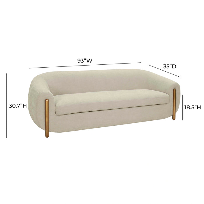 Lina 93" Performance Fabric Sofa