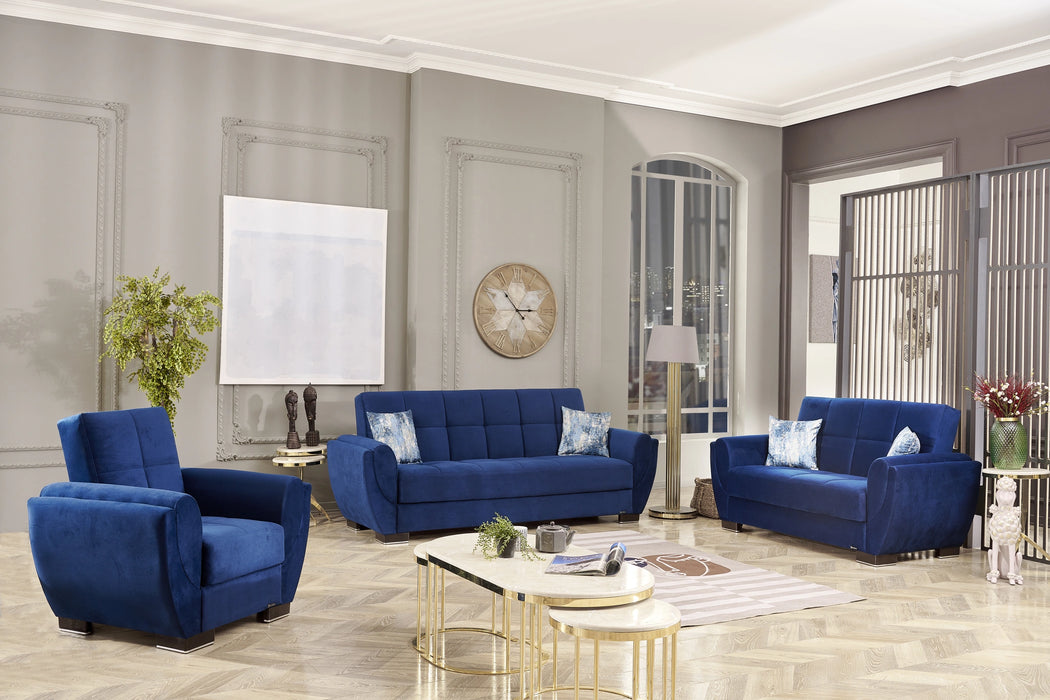 Ottomanson Armada Air Collection Upholstered Convertible Sofabed with Storage