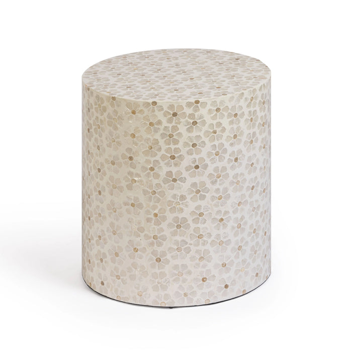 Lorna Capiz Shell Accent Stool