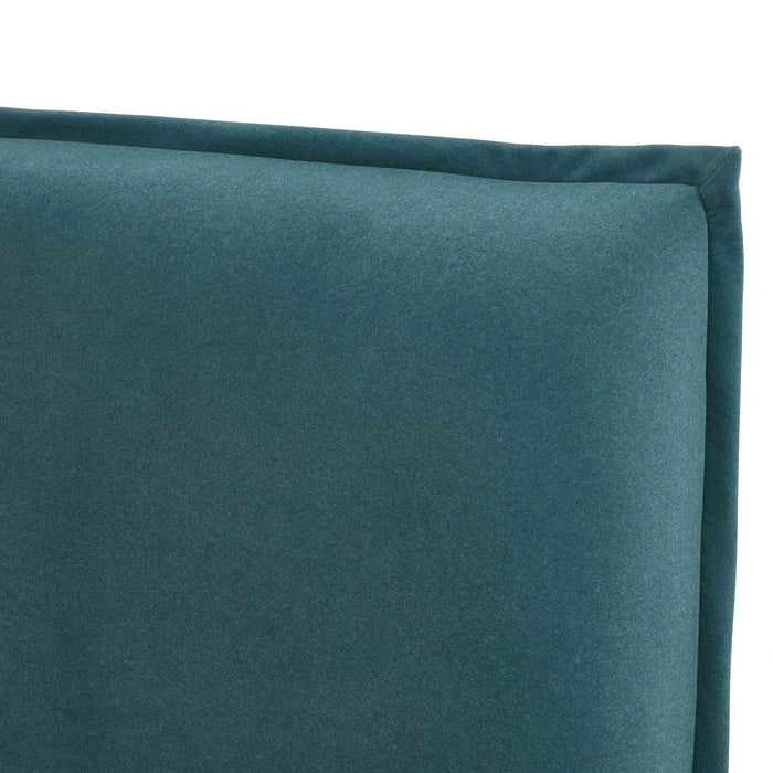Mel Performance Faux Mohair Velvet Bed
