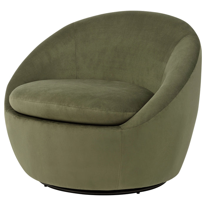 Myernick Upholstered Swivel Accent Chair