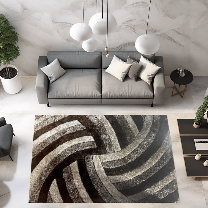 4D SHAGGY Rug Design 6483