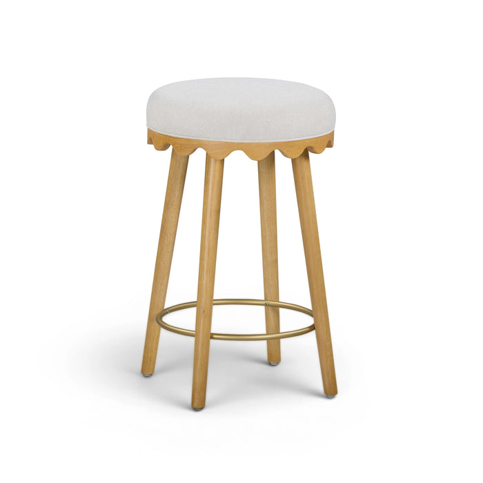 Oodle Performance Vegan Mohair Bar and Counter Stool