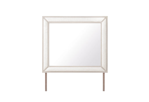 Clara Beige Upholstered Mirror