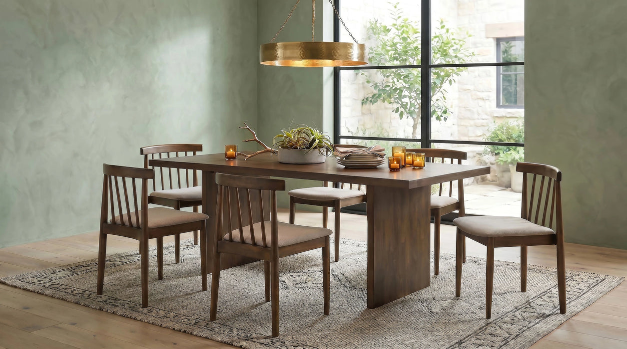 Decker Rectangular Wood Dining Table