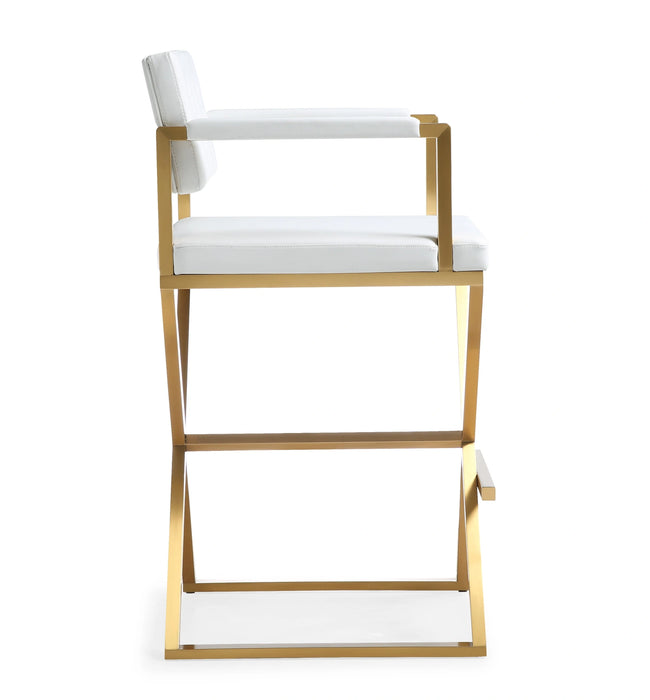 Director Performance Vegan Leather Stool