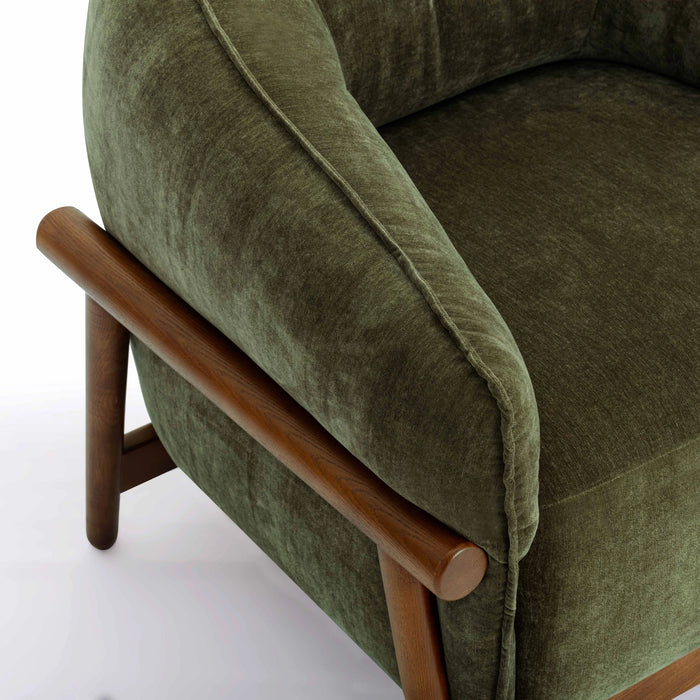 Piedmont Upcycled Contract-Grade Chenille Accent Chair