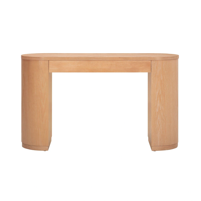 Marlow 52" Wood 2-Drawer Writing Desk