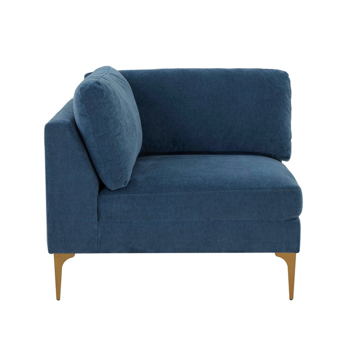 Serena Performance Velvet Modular Armless Chair