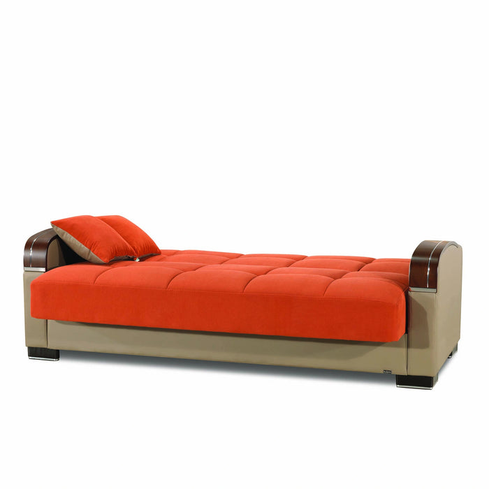 Ottomanson Mobimax Collection Upholstered Convertible Sofabed with Storage