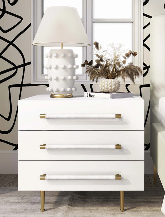 Trident 28" 3-Drawer Nightstand