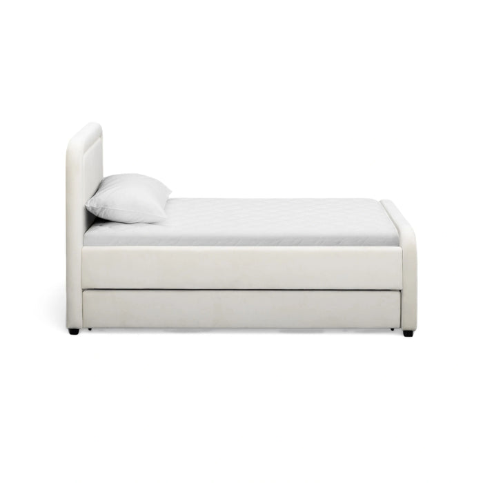 Briella Performance Velvet Trundle Bed in Twin