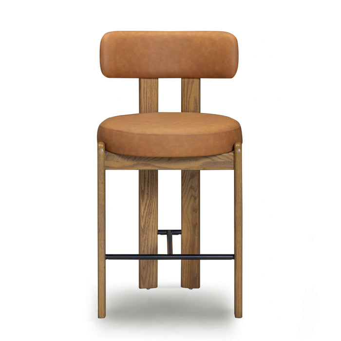Odessa Performance Vegan Leather Counter Stool