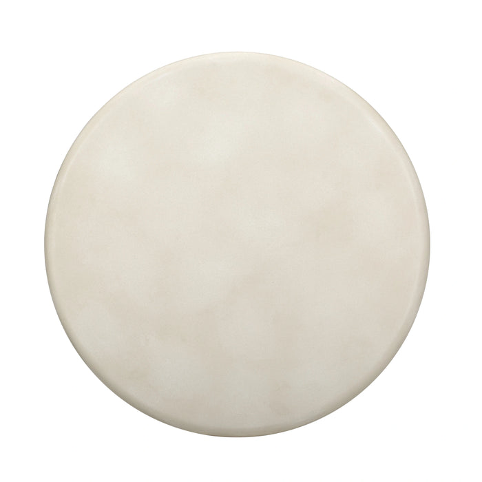 Fafo Beige Indoor/Outdoor Concrete Side Table
