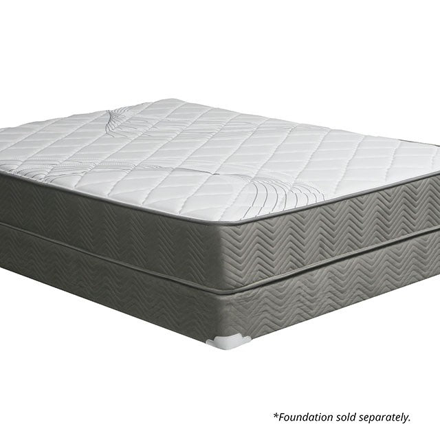 EDREA White/Gray 10" Tight Top Pocket Coil, Full
